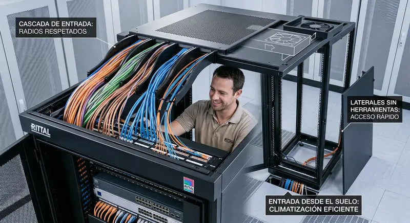 RITTAL CABLEADO DE PASO 3 POLOS