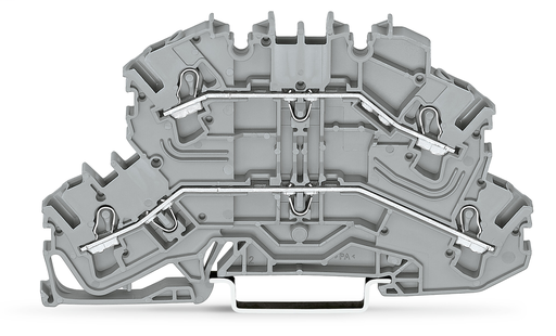 WAGO TOPJOB DOUBLE-DECK TERMINAL BLOCK GRAY
