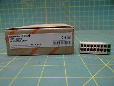 WEIDMULLER ZP 2.5/1AN/9 GN/BE