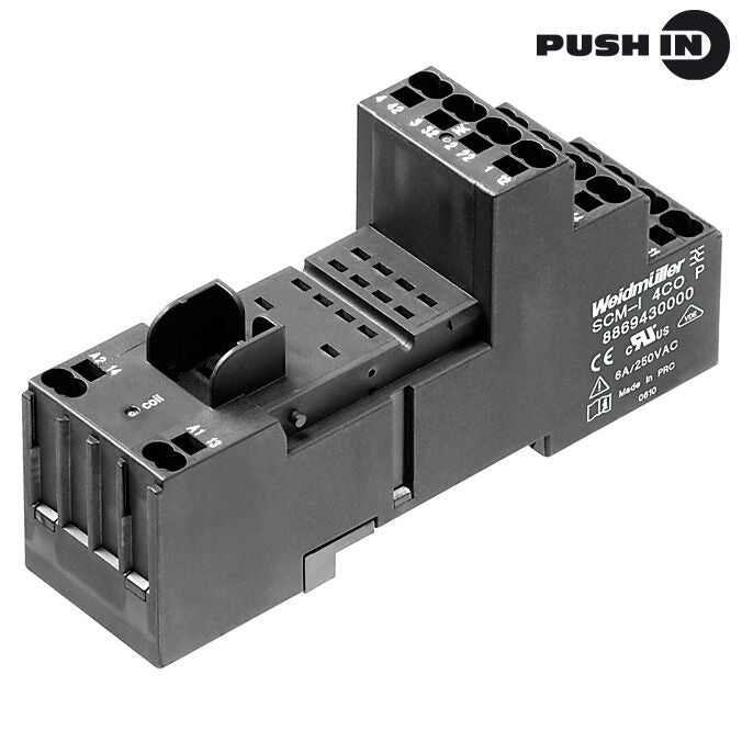 WEIDMULLER BASE PARA RELE SCM-I 4CO P