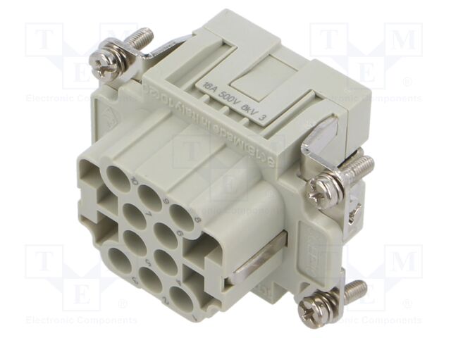 WEIDMULLER CONECTOR MACHO TENSION HDC HE 10 MT