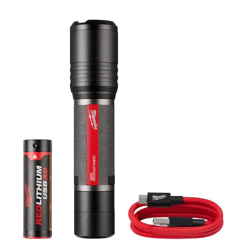 MILWAUKEE LINTERNA RECARGABLE REDLITHIUM USB DE 2000 LUMENES