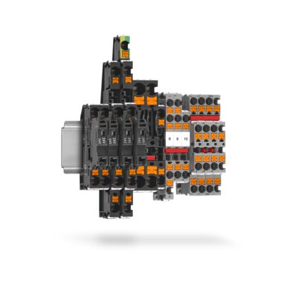 SIEMENS BORNE PORTAFUSIBLE P/FUS G 4mm2 NEGRO