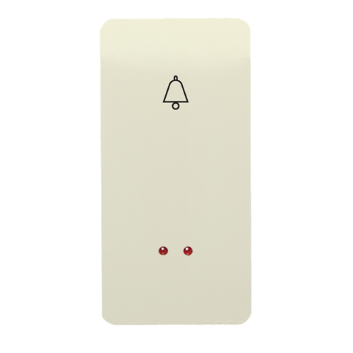 STYLO BOTON TIMBRE CAMPANA CON VISOR MARFIL