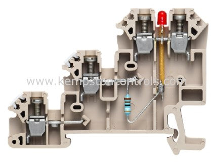 WEIDMULLER CLEMA PARA SENSOR C/INDICADOR DLI 2.5/LD-RT/PNP +- DB