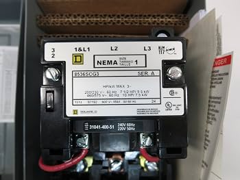 SQUARE D ARRANCADOR MAGNETICO 2P 5HP 220V NEMA1