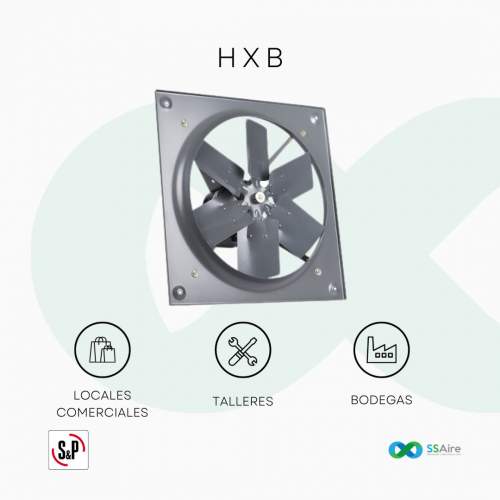 HXB-400L EXTRACTOR DE AIRE AXIAL S&P