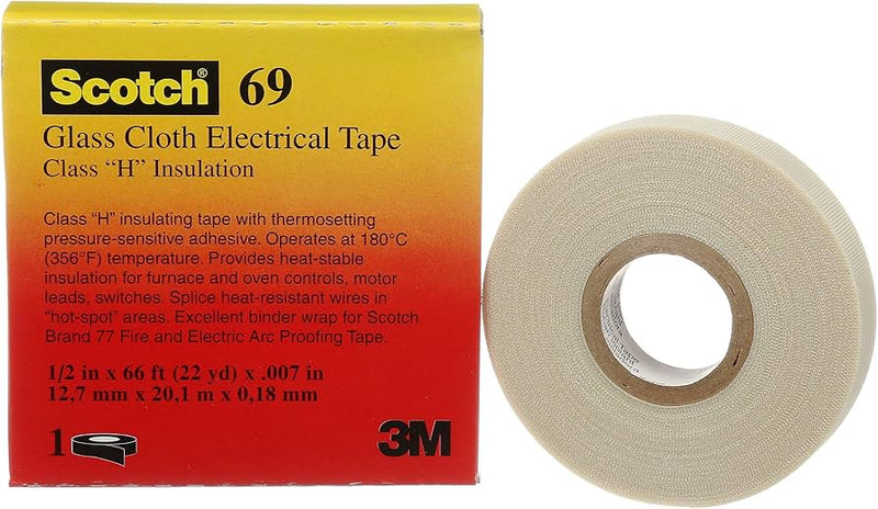 3M CINTA ELECTRICA CLASE H 3/7 SCOTCH 69