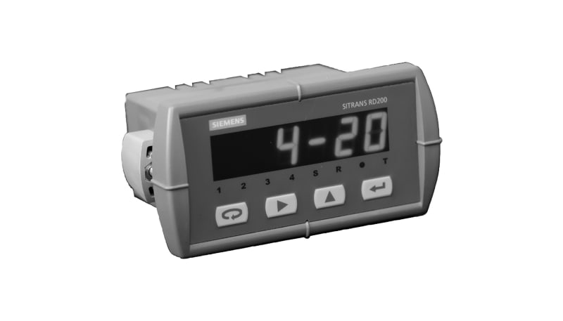 SIEMENS RD200 DIGITAL DISPLAY UNIVERSAL INPUT 85-265VAC 4-20 AN 2