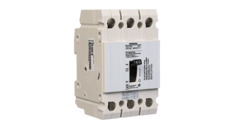 SIEMENS INTERRUPTOR CQD 3P 60A 480 277V 14KA DIN