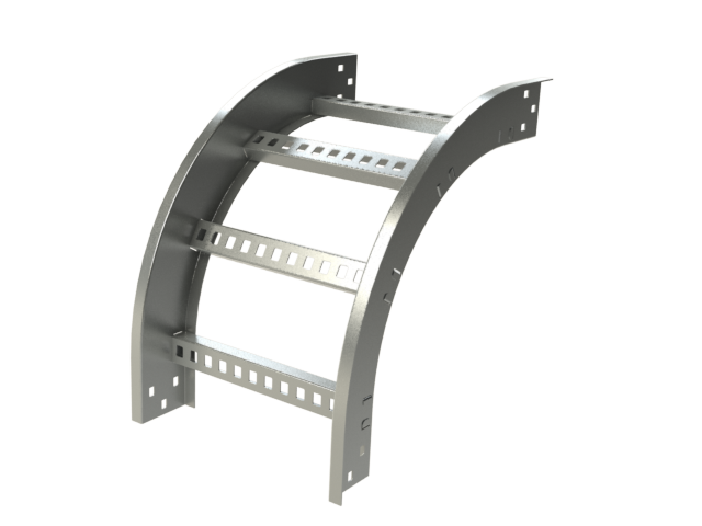 BASOR CURVA VERTICAL INTERIOR ANCHO 30" RADIO 8 90 GRADOS