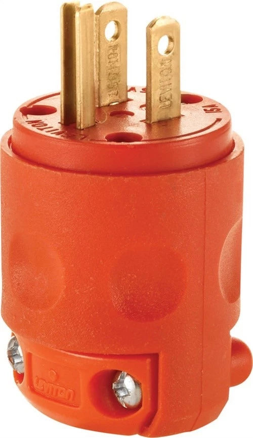 ARROW HART ENCHUFE DE HOJA RECTA INDICADOR 18-12AWG 15A 125V