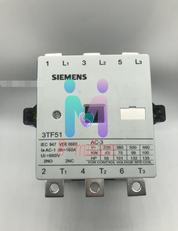 SIEMENS CONTACTOR DC-3/DC-5 220A 2 POLOS 110 VAC