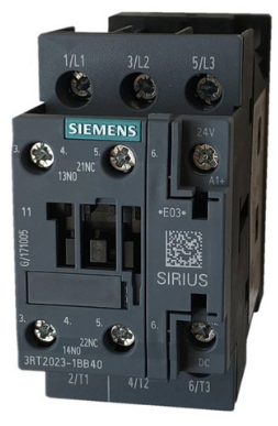 SIEMENS CONTACTOR 45KW/400V 95A 1NC 21-33VAC/DC 50/60 HZ