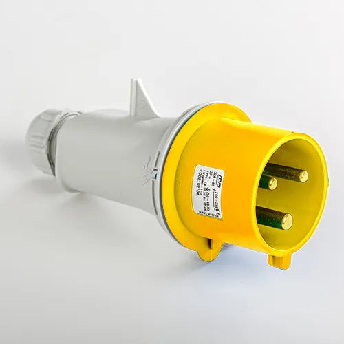 IDE CLAVIJA AEREA 32A 120VCA 2P+T 4H AMARILLO
