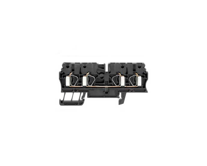 WEIDMULLER CLEMA DE PASO NEGRA ZDU 2.5/4AN SW