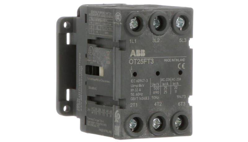 ABB OT25FT3 3 POLE SWITCH DISCONNECTOR