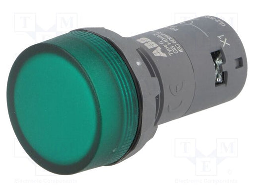 ABB CL2-501G NEW LAMPARA PILOTO COMPACTA VERDE LED 12V DC REEMPLAZA A: 1SFA619402R5012