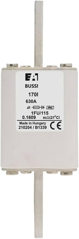 BUSS FUSIBLE SEMICONDUCTOR CERAMICO EUROPEO 80A 1250V 1*FKE/115 A
