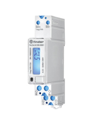 FINDER CONTADOR DE ENERGIA 400VAC TRIFASICO RS-485