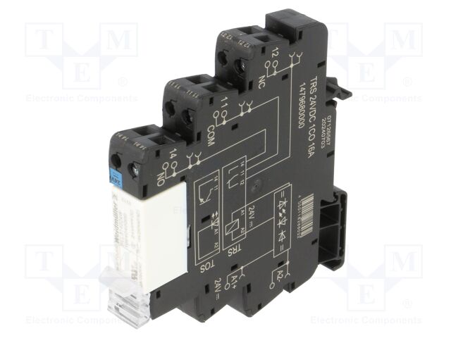 WEIDMULLER RELEVADOR TRS 24VDC 1CO 16A