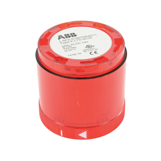 ABB KL70-401G MODULO TORRETA PERMANENTE VERDE 12-240V AC/DC AGREGAR BULBO/LED