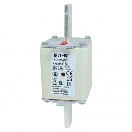 BUSSMANN 170M5810D FUSIBLE 500A 690V AR DIN 2 HSDNH