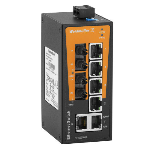 WEIDMULLER Switch Autogestionable IE-SW-BL08-6TX-2ST