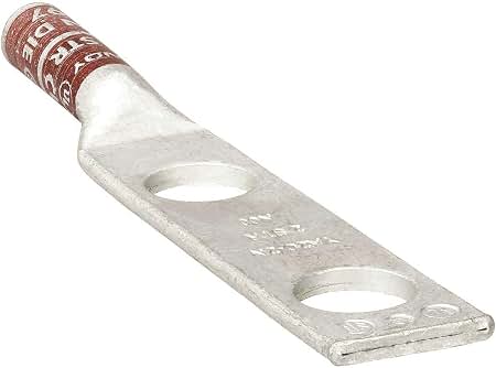 BURNDY TERMINAL DE COMPRESION 4 AWG AL 1-HOLE 1/4" STUD