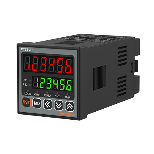 AUTONICS CT6S-2P CONTADORR/TIMER 6 DIGITOS 100-240VAC 24-
