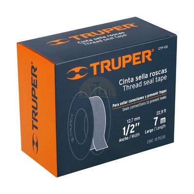 TRUPER CINTA TEFLON 1"  X 7 M