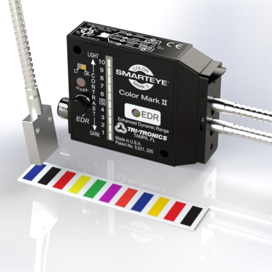 TRITRONICS COLOR MARK II PHOTOELECTRIC 1IN V-AXIS GLASS LENS