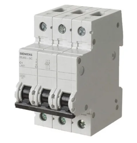 SIEMENS INT TERMOMAG P/RIEL 2P 0.5A C 6kA 440VAC 60VDC