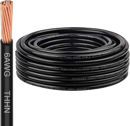 VIAKON CABLE NYLON 6 AWG NEGRO METRO
