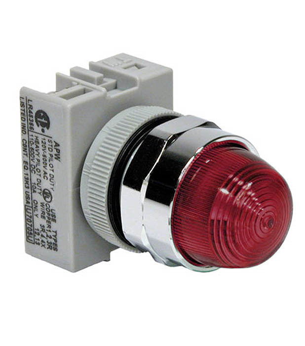 IDEC PILOT LIGHT RED 22MM 24V