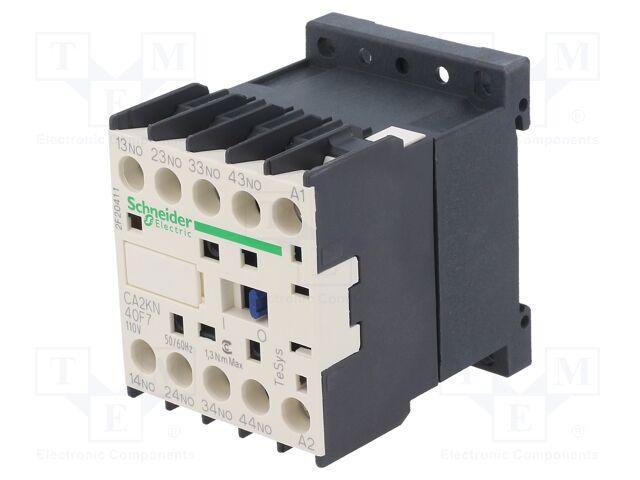 TELEMEC RELEVADOR DE CONTROL K 4NA+0NC 110 VCA