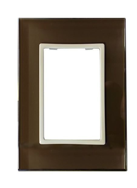 ROYER PLACA 3 MODULOS CRISTAL BLANCO R100 PLUS