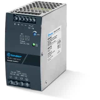 FINDER FUENTE DE ALIMENTACION 380-480VAC 24-28VDC 10A