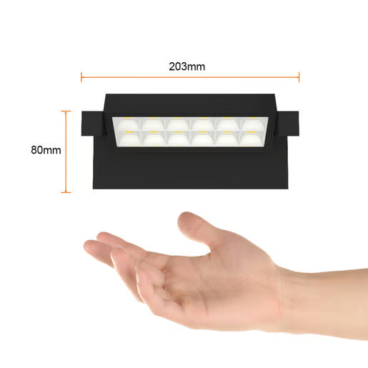 TECNOLITE EXT LED 18W 100-240V 1800LM 3000K NEGRO