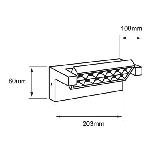 TECNOLITE EXT LED 18W 100-240V 1800LM 3000K NEGRO