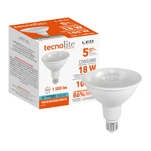 TECNOLITE REFLECTOR PAR38 18W INIV 6500K E27 LEDS
