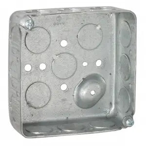 CAJA RACO CUADRADA GALVANIZADA DE 1/2"" 190