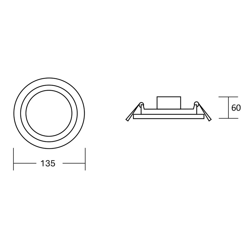 ESTEVEZ HUMID 5 PG GX5.3 MR16 DOWNLIGHT PLATA