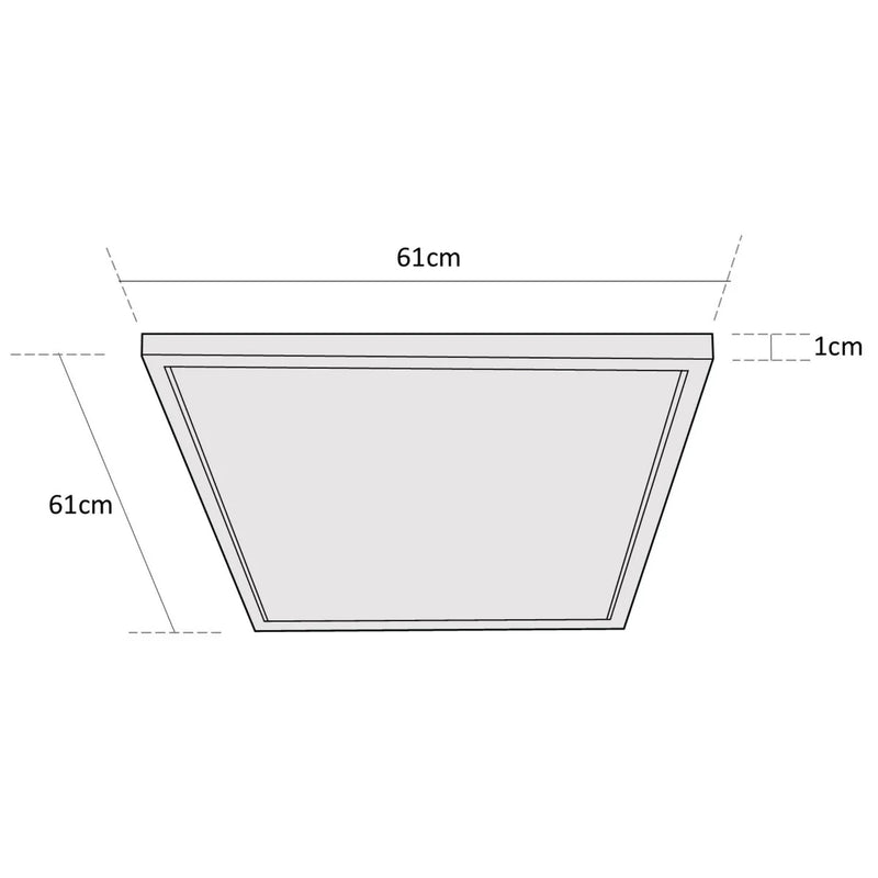 ESTEVEZ PANEL LED CCT 60X60CM 36W LED CCT OFFICE BLANCO