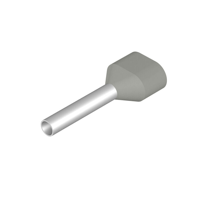 WEIDMULLER H 0.75/16D ZH GRAY PUNTA DOBLE 18AWG 500PZ