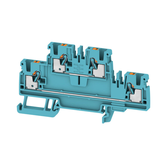 WEIDMULLER CLEMA DOBLE PISO AZUL A2T 2.5 BL