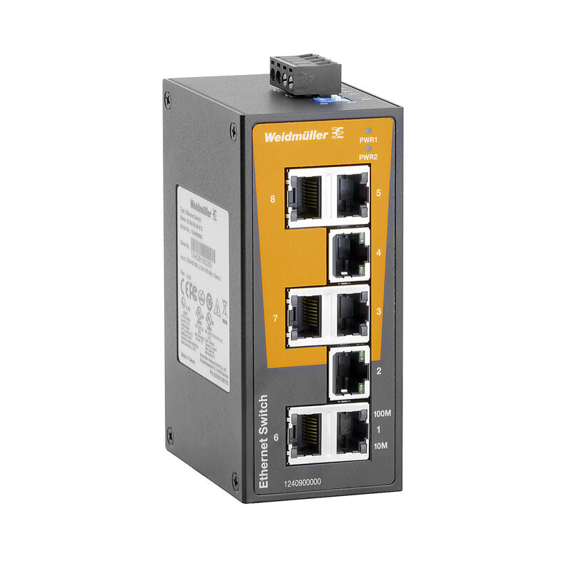 WEIDMULLER SWITCH AUTOGEST 8 RJ45 IE-SW-BL08T-8TX