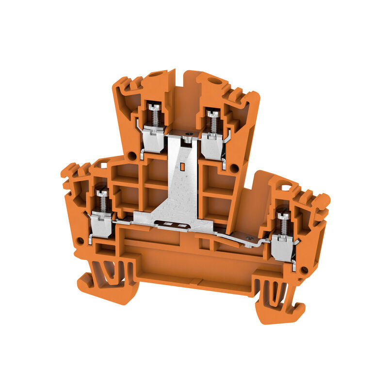 WEIDMULLER CLEMA DOBLE PISO NARANJA WDK 2.5V ORANGE