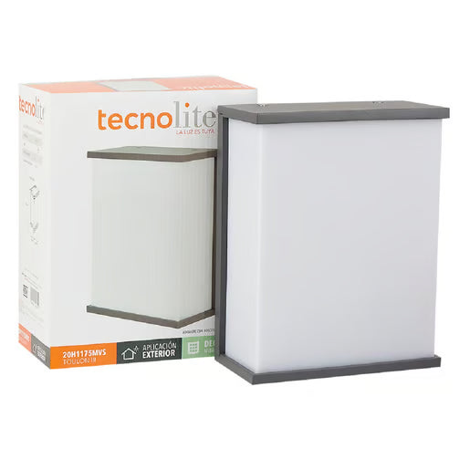 TECNOLITE TOULON III LUMINARIO DE EXTERIOR MURO 20W
