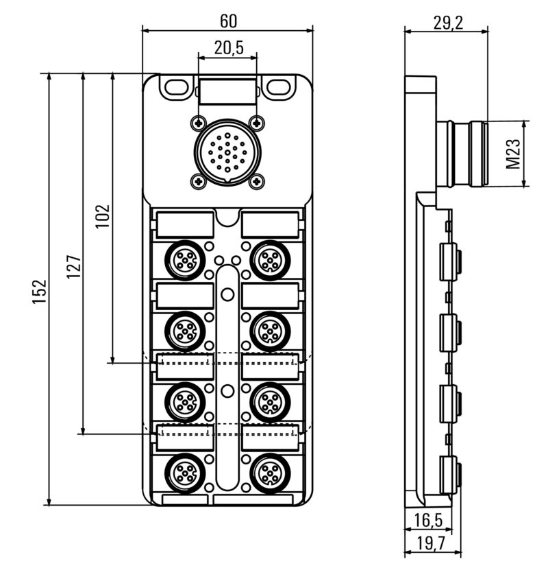 WEIDMULLER DISTRIBUIDOR PARA SENSORES SAI-8-S 4P